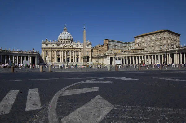 Italia, Ciudad del Vaticano, Plaza de San Pedro — Foto de Stock