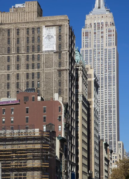 New york, manhattan, architektura, — Stock fotografie