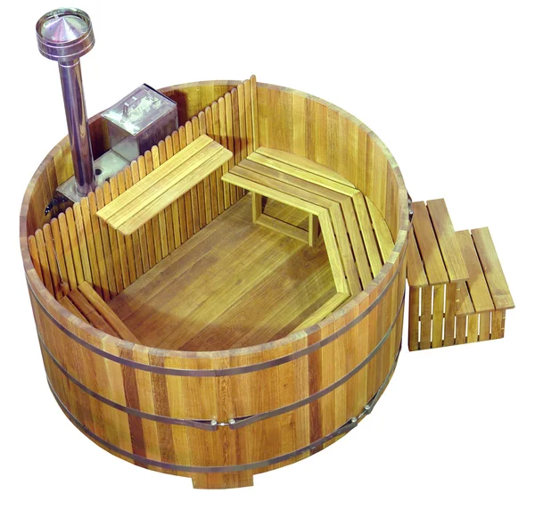 Holzfass, das Töpferwaren herstellt, — Stockfoto