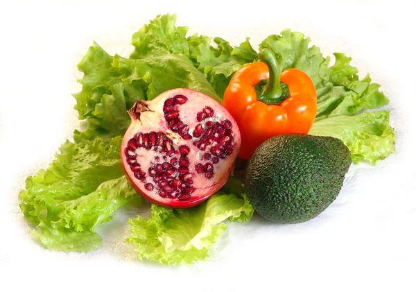 Groenten, fruit, macro — Stockfoto