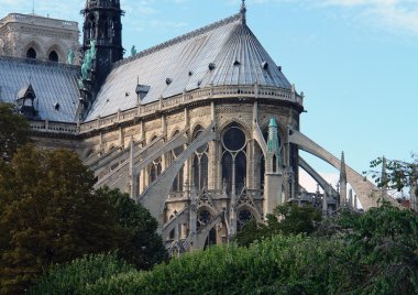 Paris 'teki Notre Dame Katedrali