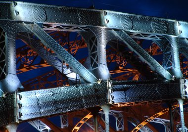 büyük Petro Bridge, st petersburg, gece