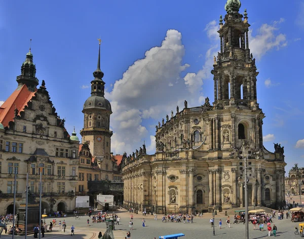 Dresden, Almanya, mimari — Stok fotoğraf