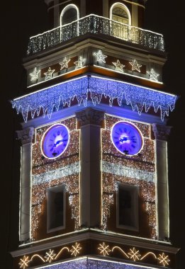 St. petersburg, nevsky Prospekt'e gece, Rusya Federasyonu