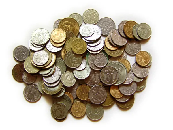 Old coins of the Soviet Union — Stock Photo, Image