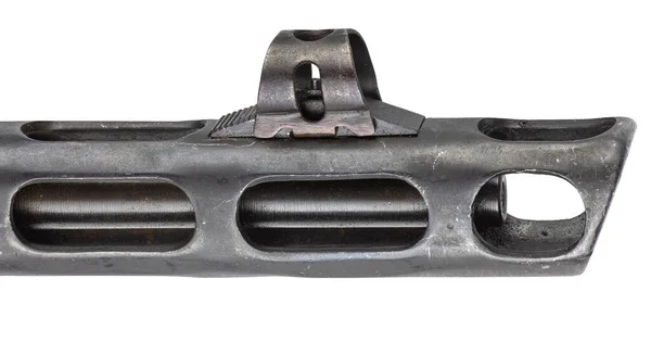 Historical Soviet Shpagin Submachine Gun Second World War White Background — 图库照片