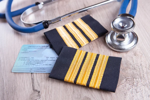 Aeromedical egzamin — Zdjęcie stockowe