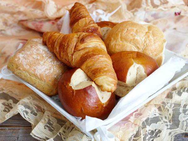 Verschiedene Brotsorten — Stockfoto