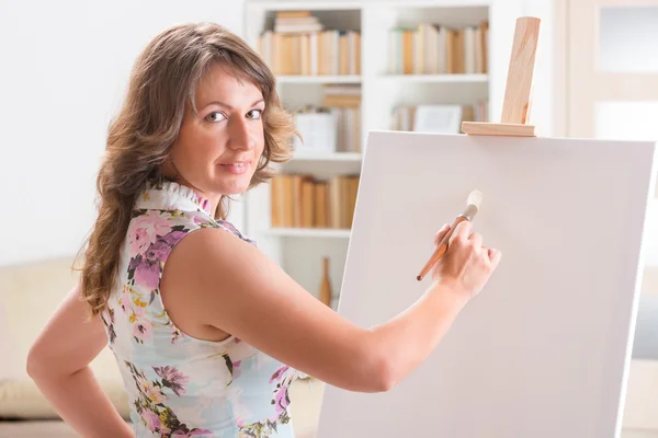 Artist at work — Stock Photo, Image