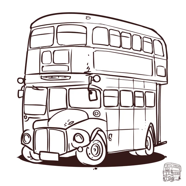Double decker Royalty Free Stock Illustrations