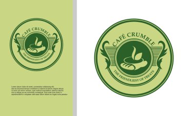 Barın ve kafenin logo illüstrasyon vektörü grafiği, gıda şirketleri için uygun, vs..