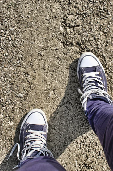 Teenager sneakers — Stock Photo, Image