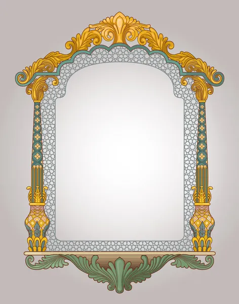 Decoratief Oost-frame — Stockvector