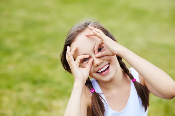 Brille der Finger — Stockfoto