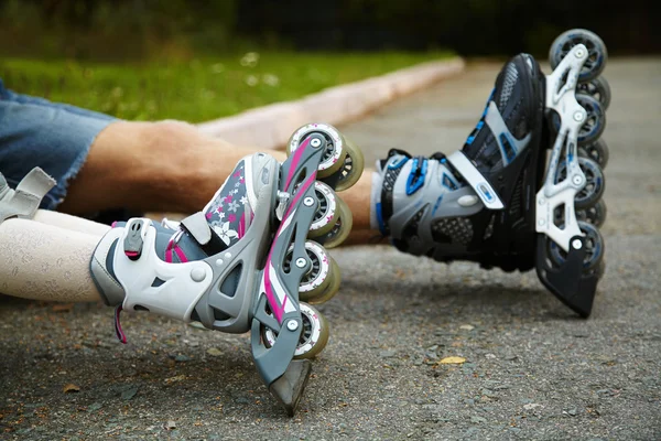 Patinage à roues alignées — Photo