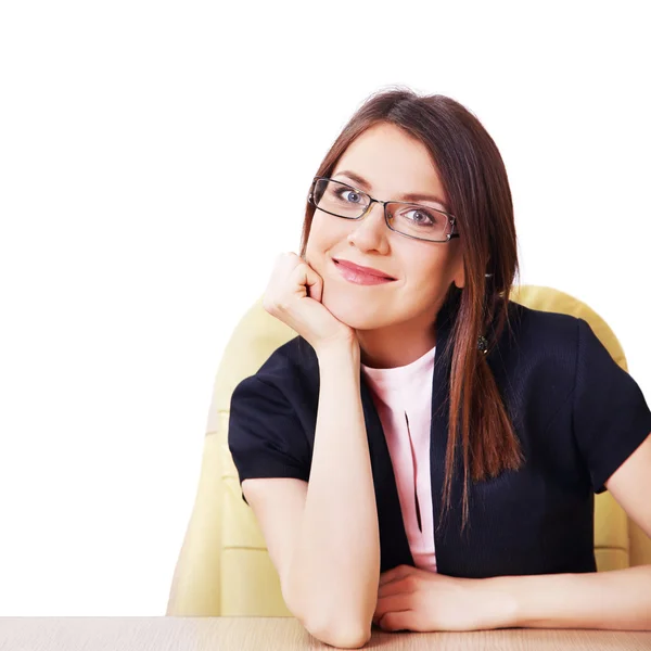 Hermoso retrato de mujer de negocios —  Fotos de Stock