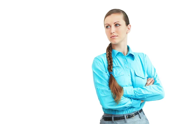 Portrait of smiling business woman — Stock Photo, Image