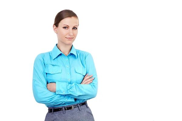 Portrait of smiling business woman — Stock Photo, Image