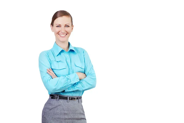 Portrait of smiling business woman — Stock Photo, Image