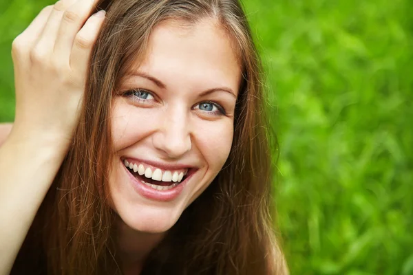 Beautiful woman with hat — Stock Photo, Image