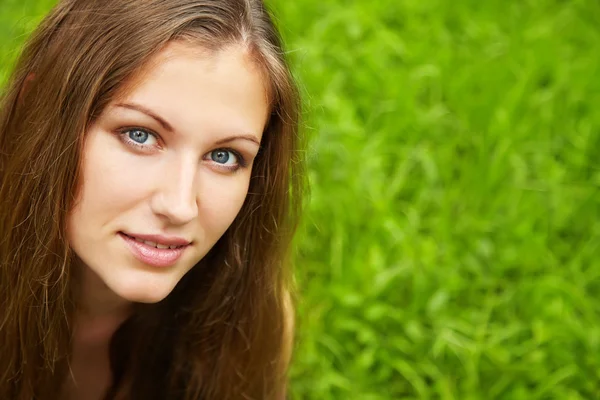 Beautiful woman with hat — Stock Photo, Image