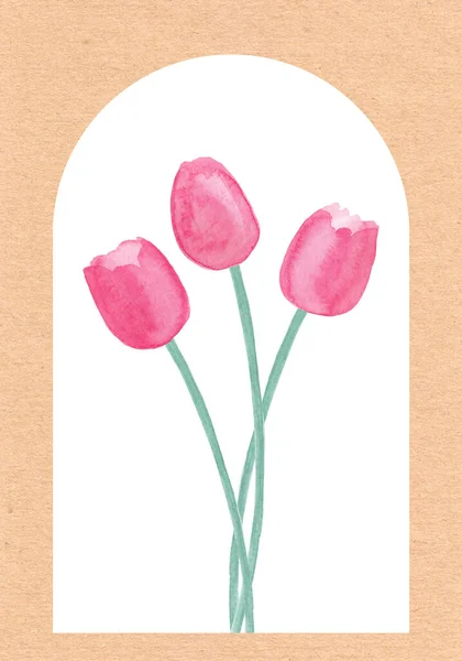 Wiosenny bukiet tulipanów — Zdjęcie stockowe