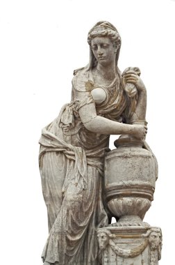 antik heykel izole,