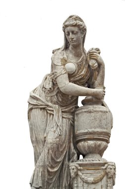 Antique statue, isolated clipart