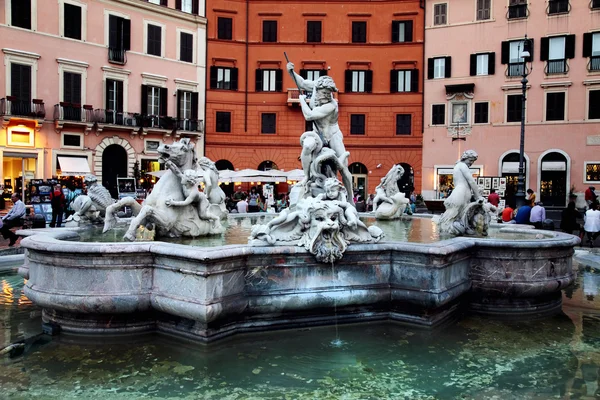 Piazza Navona en Roma — Foto de Stock