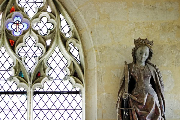 Französisch gotische Innenausstattung Detail — Stockfoto