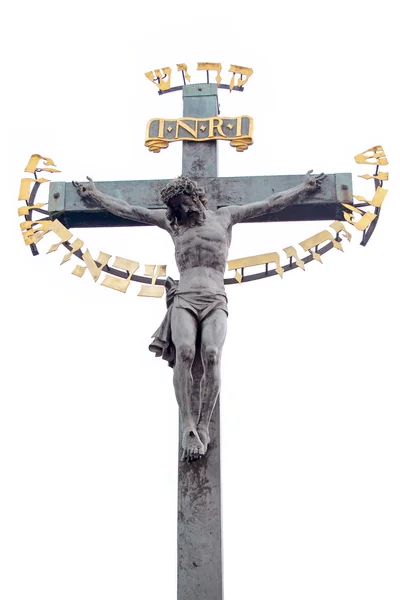 Baroque crucifix Royalty Free Stock Images