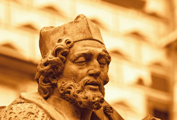 Detalhe da estátua barroca — Fotografia de Stock