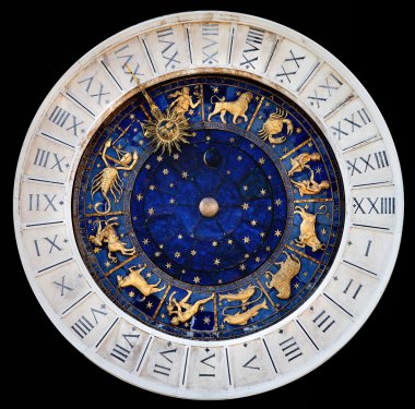 Astronomical clock clipart