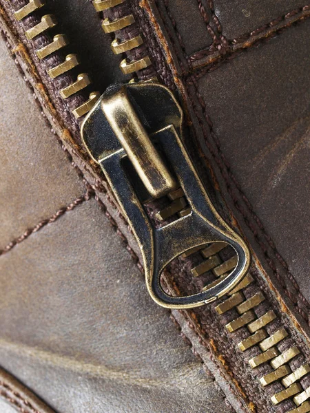 Detail of a zipper MT — Stock Photo, Image