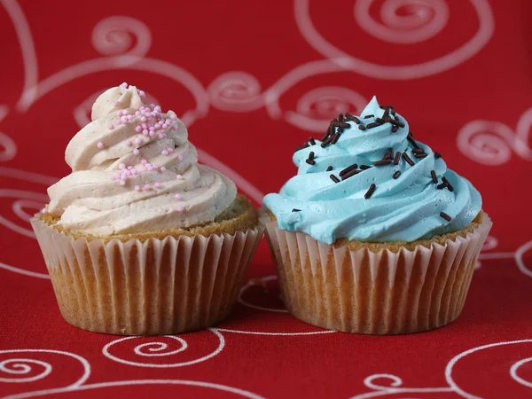Två cupcakes — Stockfoto