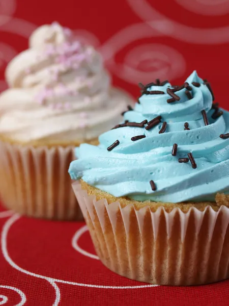 Twee cupcakes 3 — Stockfoto