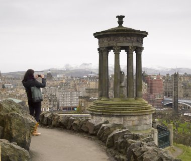 View of Edinburgh from Calton Hill 01 clipart