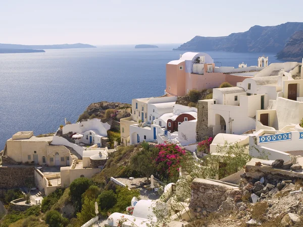 Typical buildings in Santorini — Stock Photo, Image