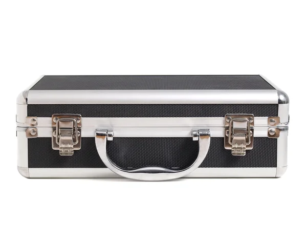 Briefcase lying on white. — Stock Photo, Image