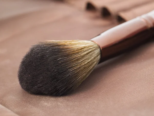 Une brosse à poudre pour maquillage — Photo