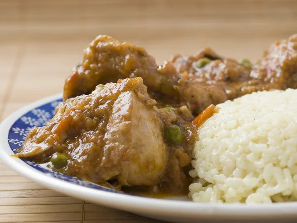 Arroz y pollo — Foto de Stock