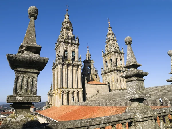 Santiago de Compostela, Spain on October 19, 2008. Сантьяго-де-Си — стоковое фото