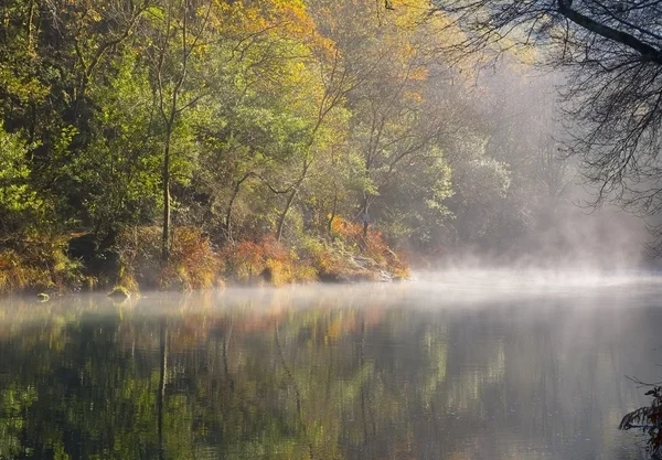 Ομίχλη του ποταμού — Φωτογραφία Αρχείου