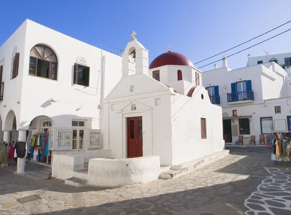 Iglesia en Mykonos —  Fotos de Stock