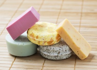 Beş yığılmış sabunlar