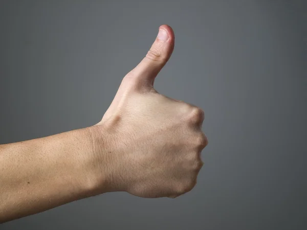 Hand and ok symbol — Stock Photo, Image