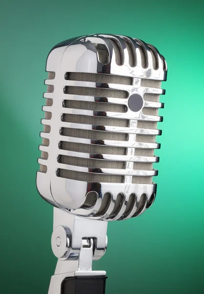 Klasyczny mikrofon — Zdjęcie stockowe