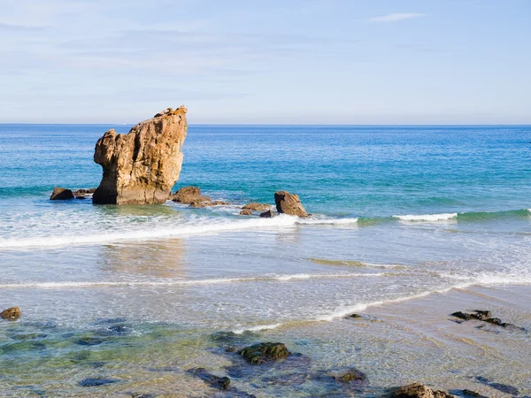 Strand von aguilar in asturien, spanien. — Stockfoto