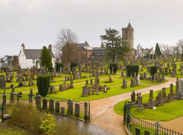 Skotska Cemetery i Stirling (Skottland) — Stockfoto