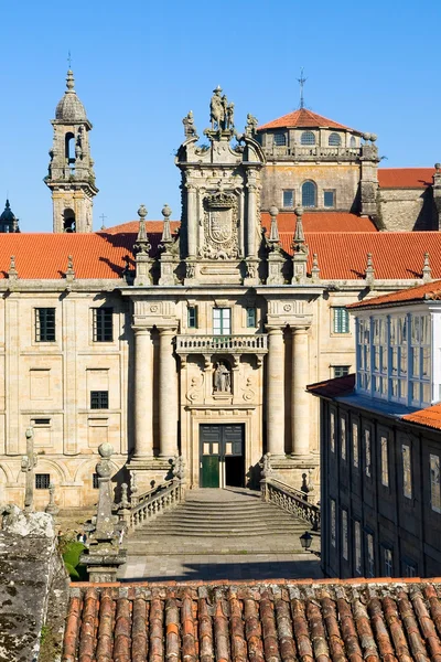 San Martin Pinario monastery, Santiago de Compostela, Spain. — Stock Photo, Image